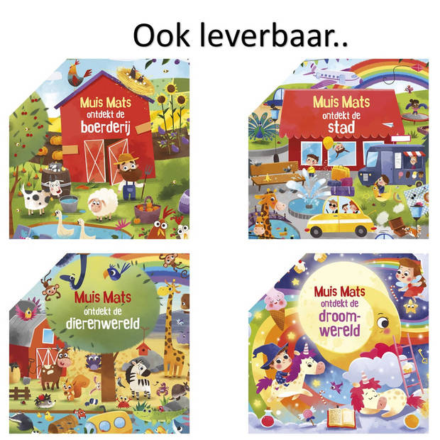 Muis Mats Ondekt De Dierenwereld - Uitklapbaar kinderboek, met 5 panoramapagina's