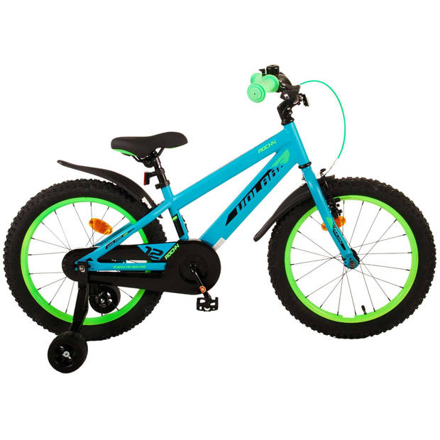 Volare Jongensfiets Rocky 18 Inch 26 cm Jongens Terugtraprem Turquoise