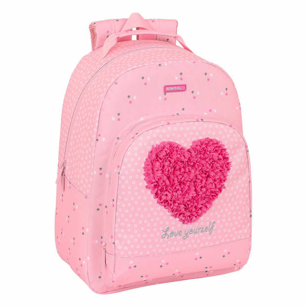 Schoolrugzak Safta CorazÓn 32 x 42 x 15 cm Roze