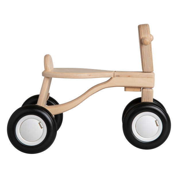 Van Dijk Toys berken houten loopfiets - Naturel