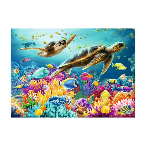 Ravensburger Puzzel 1000 stukjes Blauwe onderwaterwereld