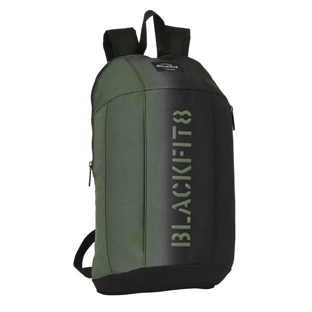 Kinderrugzak BlackFit8 Gradient Mini Zwart Militair groen (22 x 39 x 10 cm)