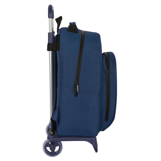 Schoolrugzak met Wielen BlackFit8 Urban Zwart Marineblauw (32 x 42 x 15 cm)