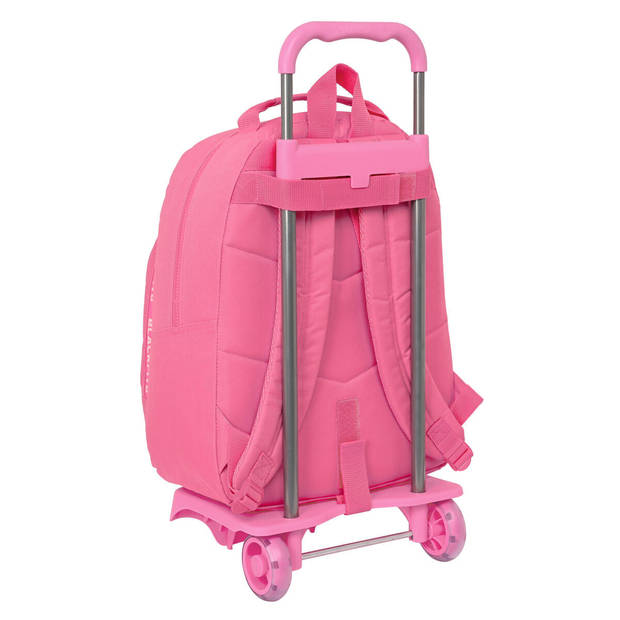 Schoolrugzak met Wielen BlackFit8 Glow up Roze (32 x 42 x 15 cm)