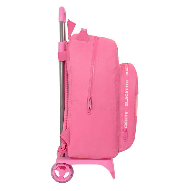 Schoolrugzak met Wielen BlackFit8 Glow up Roze (32 x 42 x 15 cm)