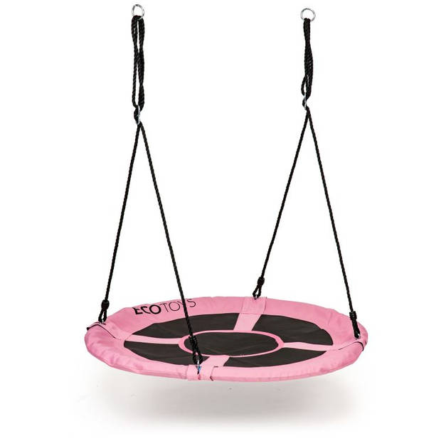 Nestschommel Buitenspeelgoed 100 cm roze tot 100kg voor kinderen en volwassenen