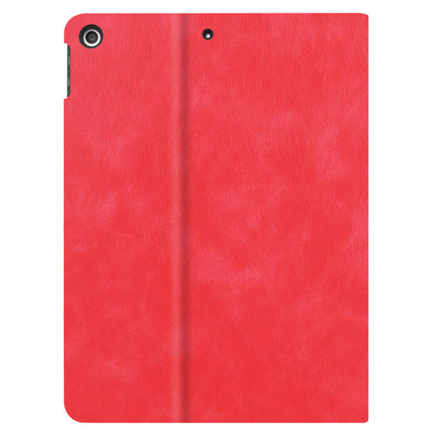 Basey iPad 10.2 2020 Hoes Case Hoesje Hard Cover - iPad 10.2 2020 Hoesje Bookcase Met Uitsparing Apple Pencil - Rood