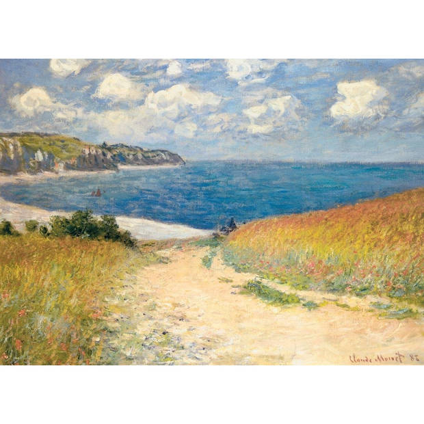 Eurographics Path Through the Wheat Fields - Claude Monet (1000)