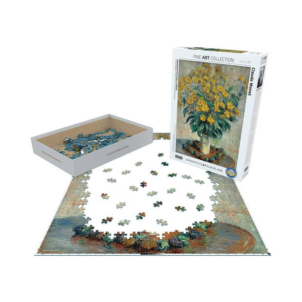 Eurographics Jerusalem Artichoke Flowers - Claude Monet (1000)