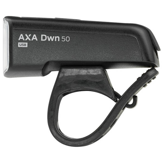 AXA DWN 50 Koplamp 10-50 Lux LED USB-C Zwart