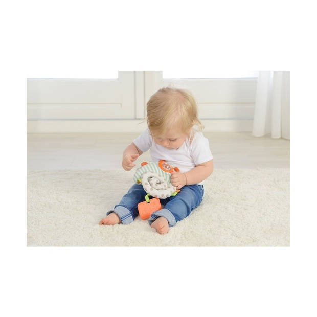 Dolce Toys speelgoed Primo activiteitenknuffel kameleon Leon - 17 cm