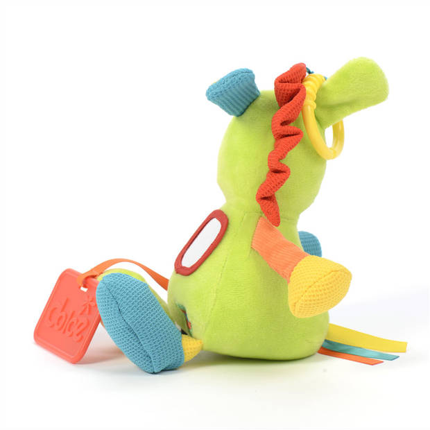 Dolce Toys speelgoed Classic activiteitenknuffel pony Polo - 24 cm