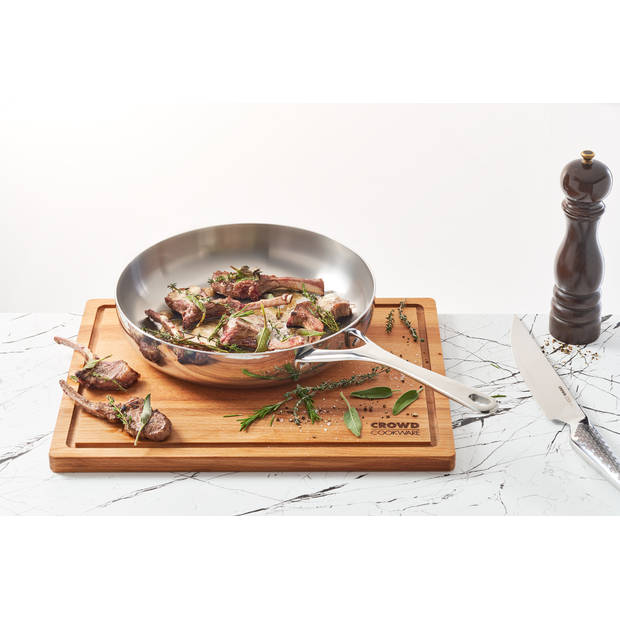 Crowd Cookware – Snijplank met geïntegreerde rand – 40 x 30 x 2 cm