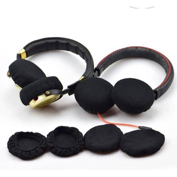 2 stuks Rekbaar Wasbare Ear Pad Covers - Maat L Oorschelp beschermers hoofdtelefoon