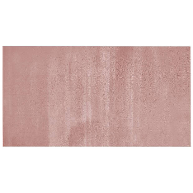 Beliani MIRPUR - Hoogpolig-Roze-Polyester