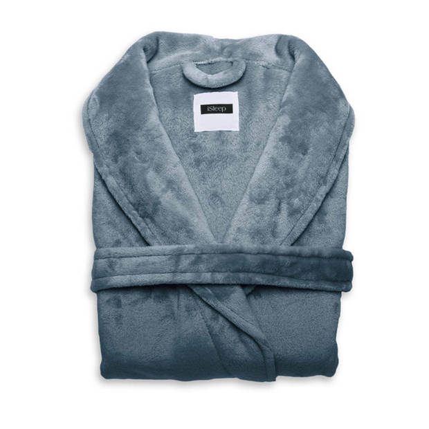 iSleep Badjas Cara - Blauw - L