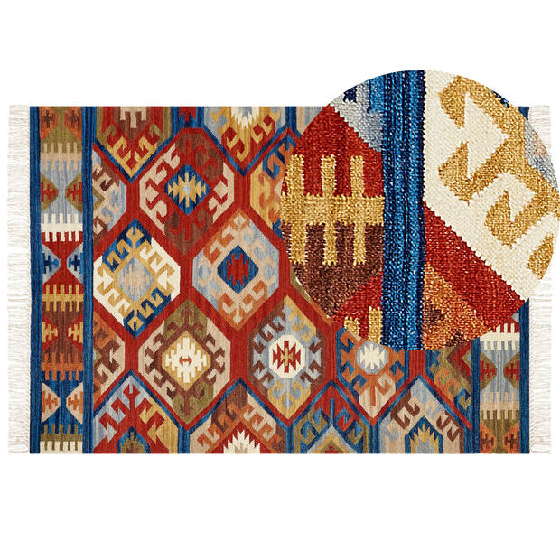 Beliani JRVESH - Vintage-Multicolor-Wol