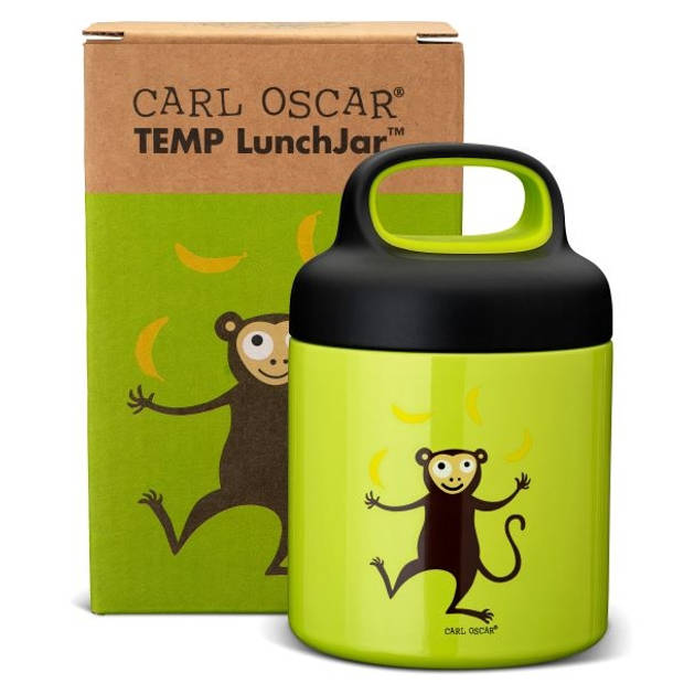 Carl Oscar TEMP LunchJar™ Thermosbeker Lime - Aap 0,3L - Dubbelwandig
