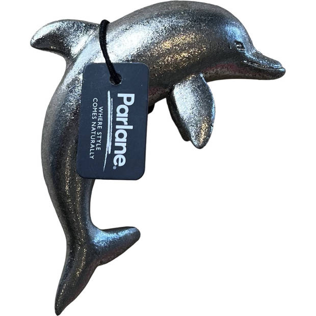 Dolfijn Pothanger Zilver H60x100mm - 2 Stuks