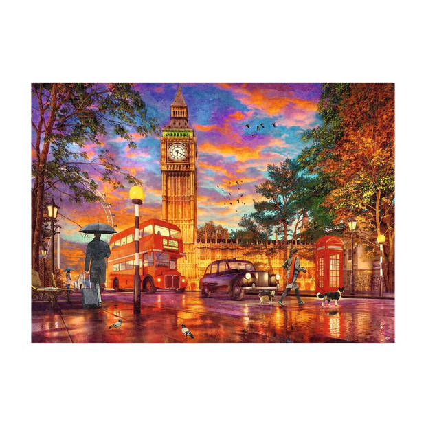 Ravensburger Puzzel 1000 stukjes Zonsondergang op Parliament Square, Londen