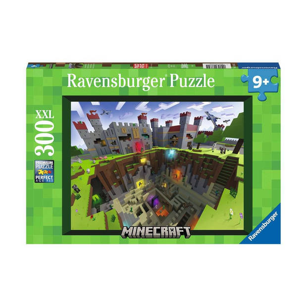 Ravensburger Kinderpuzzel 300 stukjes Minecraft Cutaway