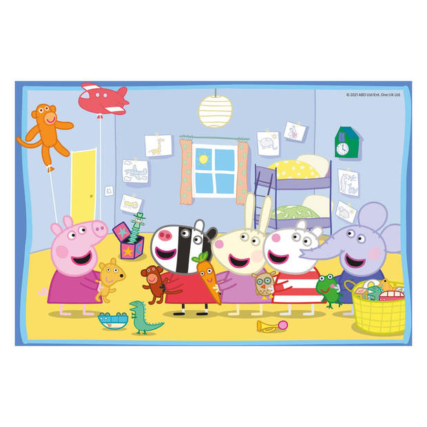 Ravensburger Kinderpuzzel Peppa Pig - 2 x 12 stukjes