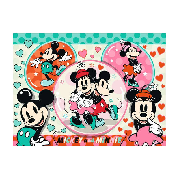 Ravensburger Kinderpuzzel 150 XXL Disney Droompaar Mickey & Minnie
