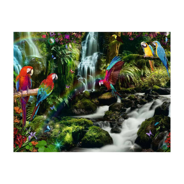 Ravensburger Puzzel 2.000 stukjes Bonte papegaaien in de jungle