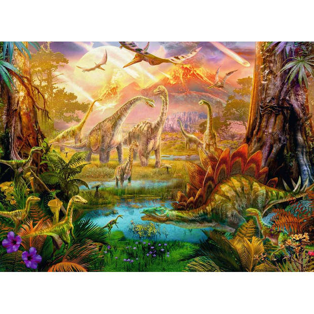 Ravensburger Puzzel 500 stukjes Land van de dinosauriërs