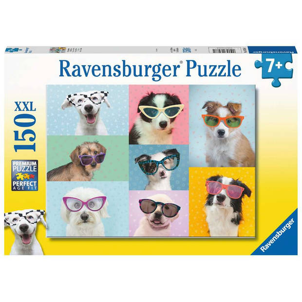 Ravensburger Kinderpuzzel 150 XXL Grappige honden