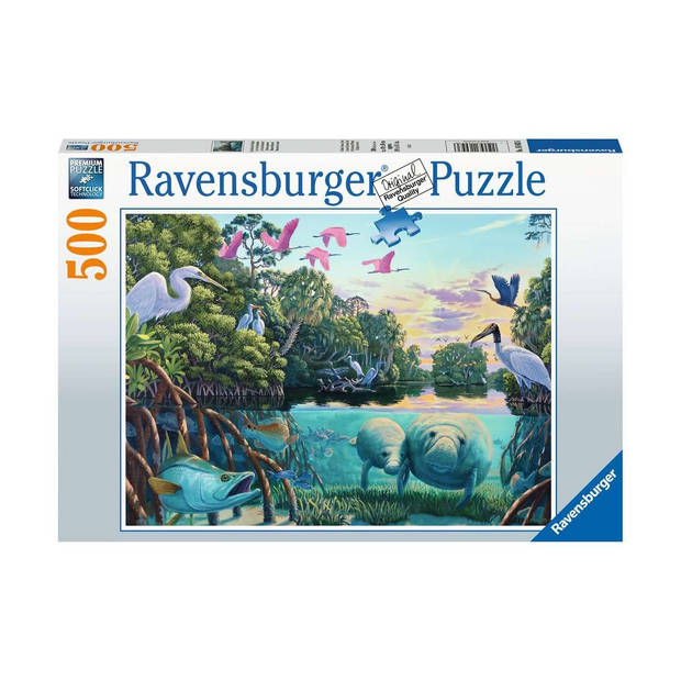 Ravensburger Puzzel 500 stukjes Zeekoe momenten