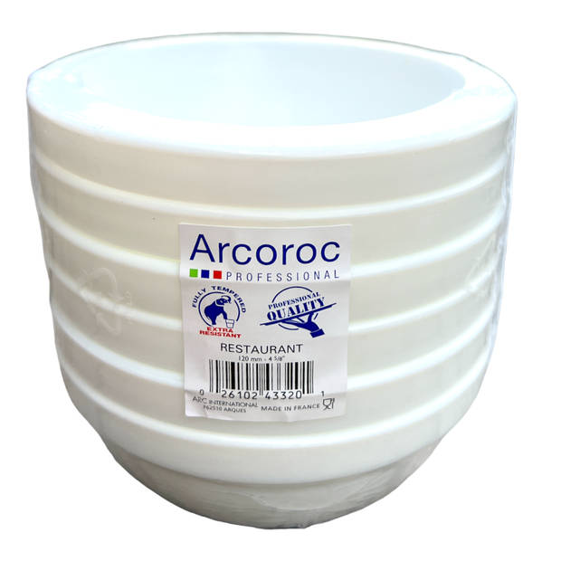 Saladekom Arcoroc Restaurant Wit Ø 12 cm 6 Stuks