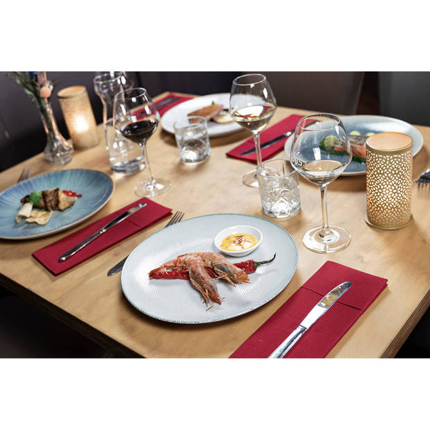 Hazel & Bos Juntos Motas dinerbord - 27 cm - 6 stuks - porselein