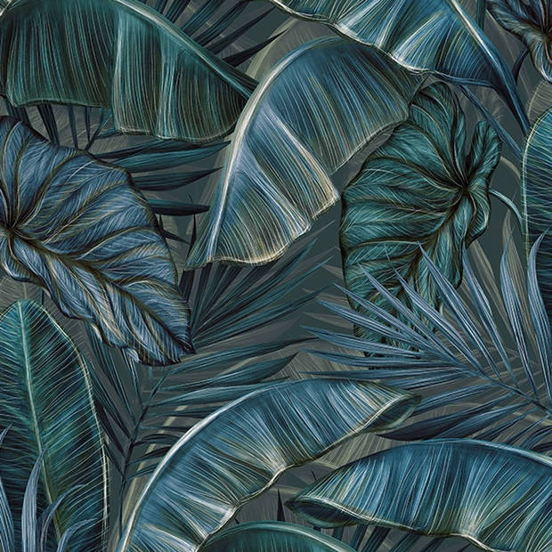 Pure Dekbedovertrek Palmbladeren-2-persoons (200 x 200/220 cm)