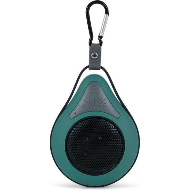 BRAINZ Druppel Speaker - Waterdichte Bluetooth Speaker - Groen
