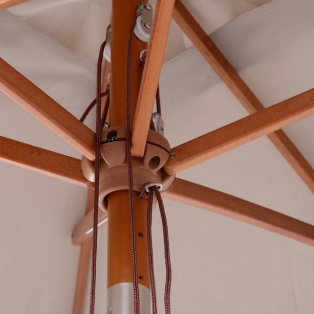 Luxe Balkon Parasol - 200 x 150 cm - Rechthoek - Grijs - Knikbaar