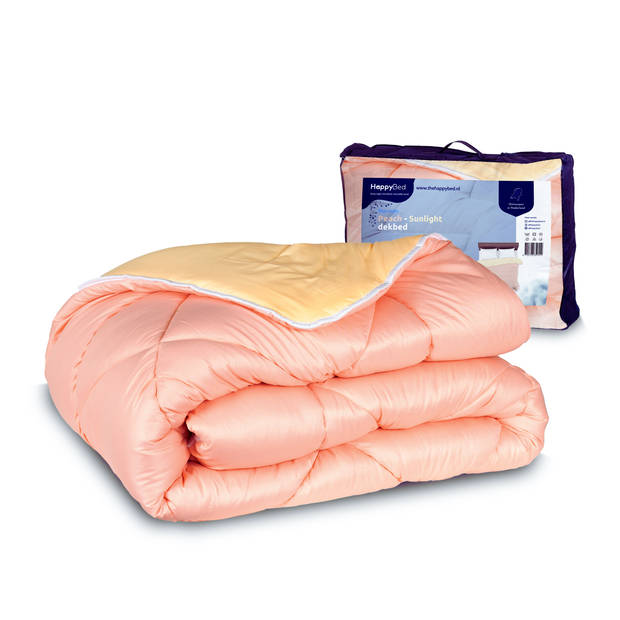 HappyBed 140x220 Cm Zalm Zonlicht Dekbed Zonder Overtrek Zalm