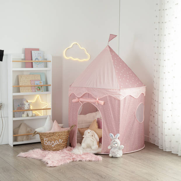 MISOU Kinder Speeltent - Tipi Tent kinderen - Meisjes - Pop up - Roze