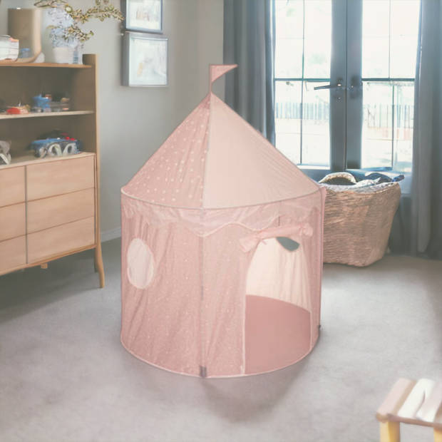 MISOU Kinder Speeltent - Tipi Tent kinderen - Meisjes - Pop up - Roze