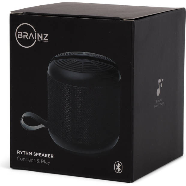 BRAINZ Bluetooth Speaker Rythm - Zwart