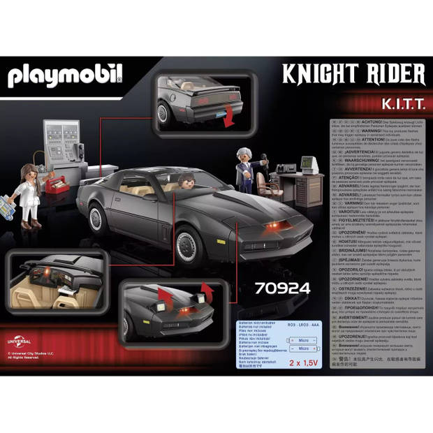 Playmobil Movie Cars Knight Rider K.I.T.T. - 70924