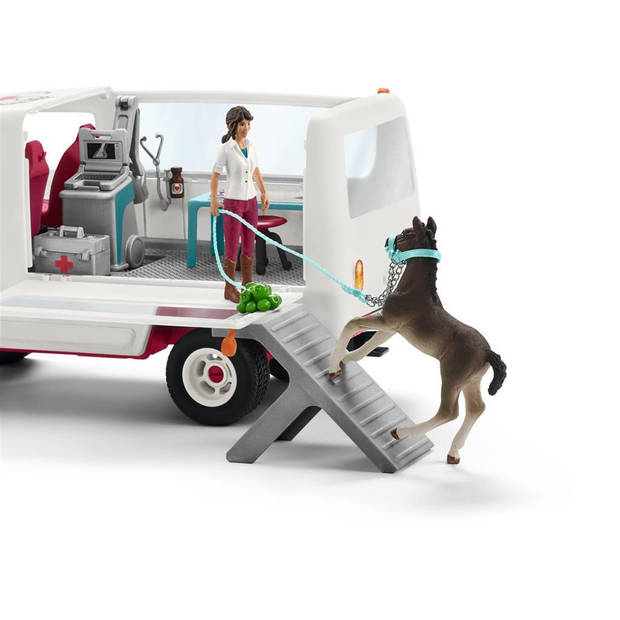 dieren Schleich Mobile Vet with Hanoverian Foal