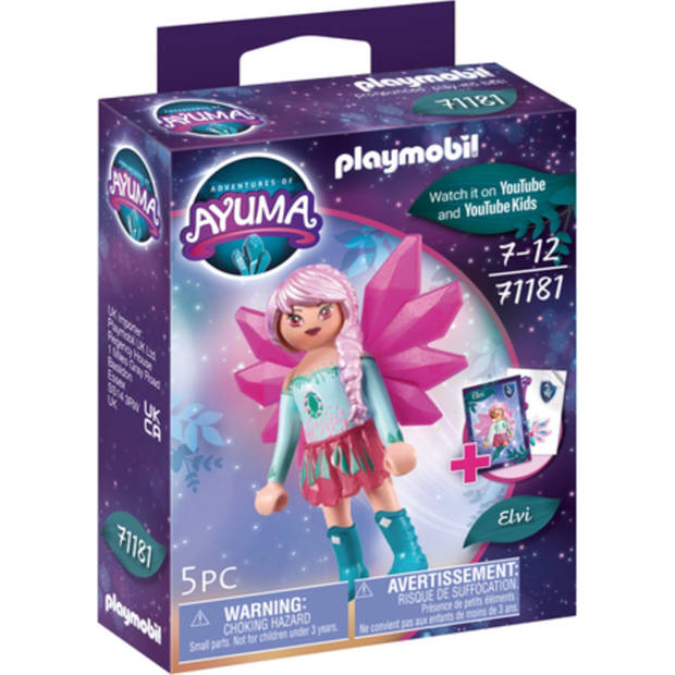 Playmobil Adventures of Ayuma - Crystal Fairy Elvi 71181