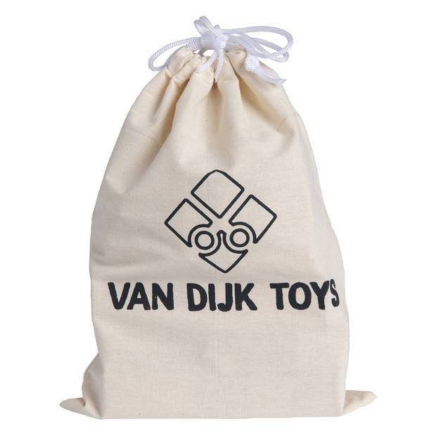 Van Dijk Toys beuken houten blokken - 37 stuks