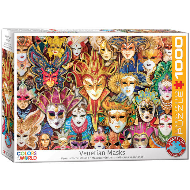 Eurographics puzzel Venetian Masks - 1000 stukjes