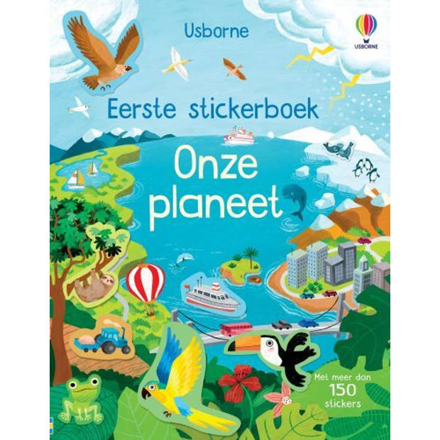 Usborne Eerste stickerboek Onze planeet. 3+