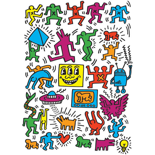 Eurographics puzzel Collage - Keith Haring - 1000 stukjes