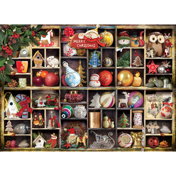 Eurographics puzzel Christmas Ornaments - 1000 stukjes