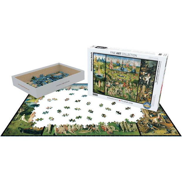 Eurographics puzzel The Garden of Earthly Delights - Jheronimus Bosch - 1000 stukjes