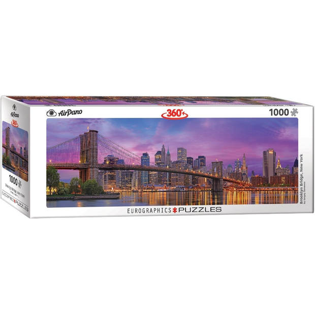 Eurographics puzzel Brooklyn Bridge New York Panorama - 1000 stukjes